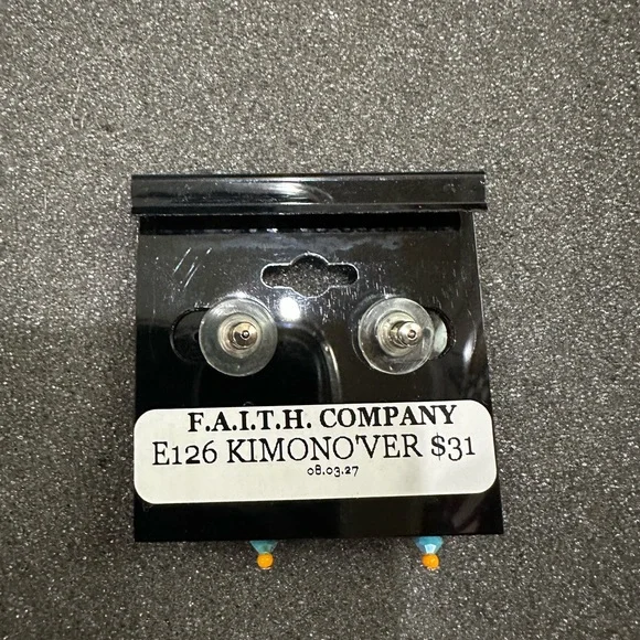 F.A.I.T.H. Earrings - Picture 2 of 2